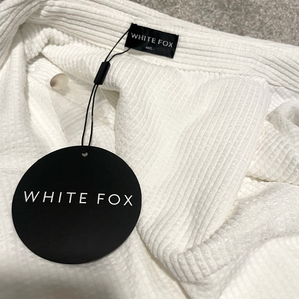 White flannel.